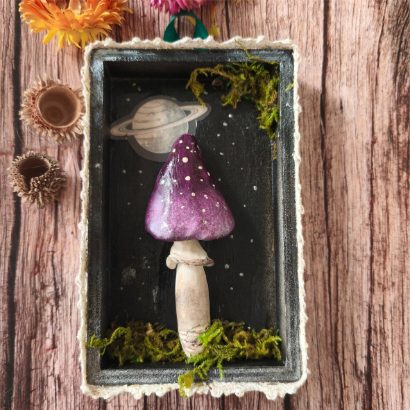 פטריה בעבודת יד עם טחב