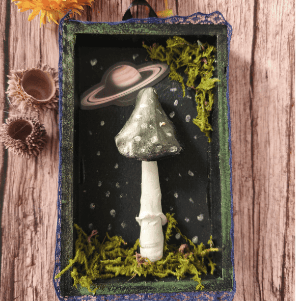 פטריה בעבודת יד עם טחב