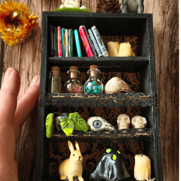 ספרייה מיניאטורית מכושפת